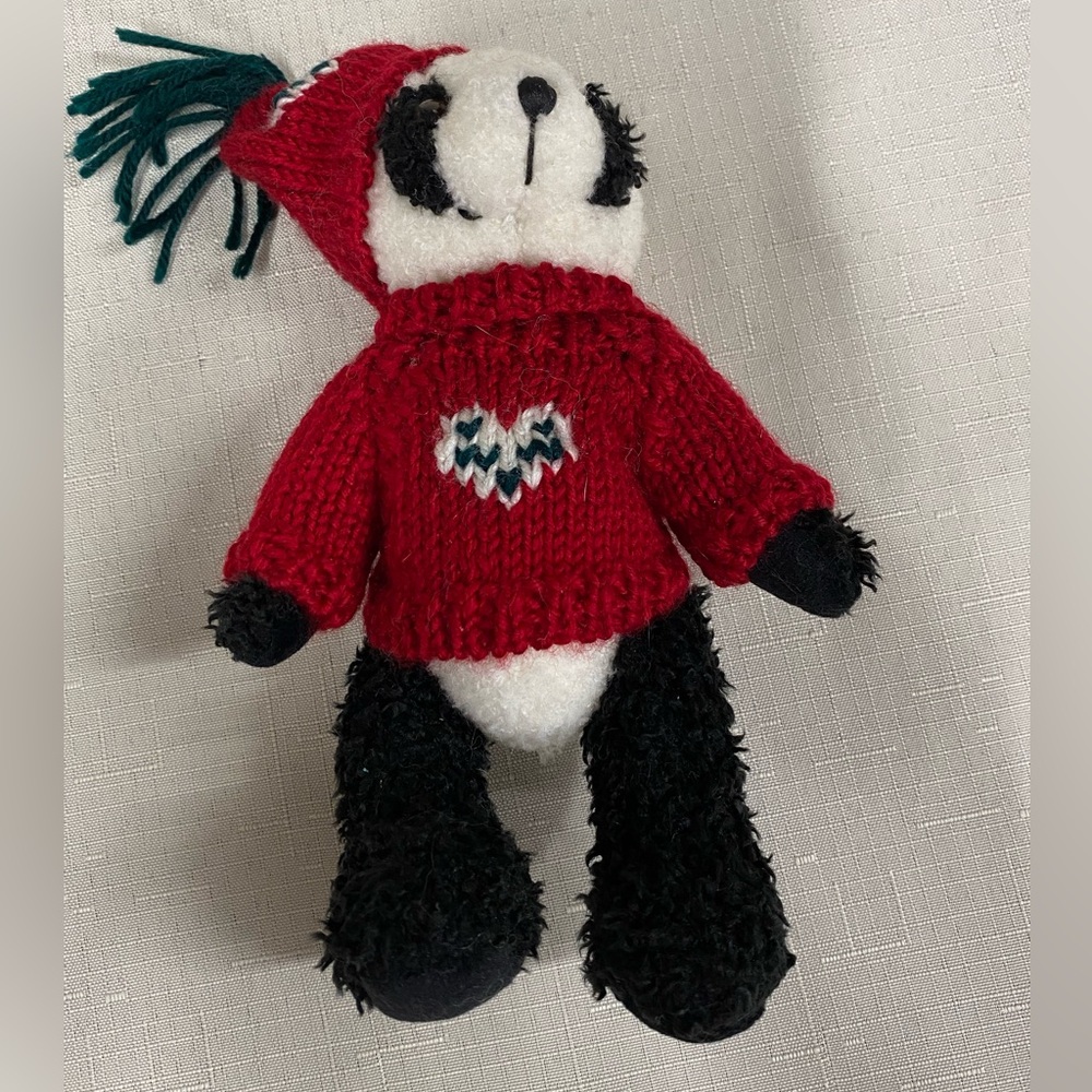 Vintage Hugfun International Panda Bear Plushy